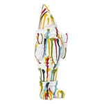 Statuette Design "Nain de Jardin Rock" 33cm Blanc