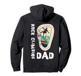 Vintage Climbing Carabiner Rock Climbing Dad Pullover Hoodie