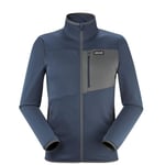 Lafuma - Shift F-ZIP M - Veste Polaire Homme - Coupe Près du Corps - Randonnée, Trekking, Lifestyle - Bleu Gris