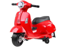 Lasten sähkömoottoripyörä - Vespa, punainen