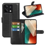 Xiaomi Redmi Note 13 5G      Pu Wallet Case    [Black]