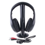 5 en 1 Salut-Fi casque écouteur sans fil casque pour PC portable TV Radio FM MP3