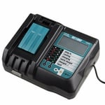 Rapid Battery Charger 14.4-18V DC18RF For Makita LXT LI-ION BL1830 BL1430 BL1860