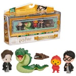 Wizarding World Harry Potter, Micro Magical Moments Chamber of Secrets Scene Gift Set with 5 Mini Figures & Display Case, Kids’ Toys for Ages 6+