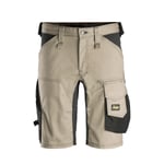 Snickers Workwear AllroundWork, arbetsshorts stretch - Khaki/Svart - 042