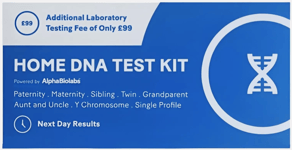 Home DNA Testing Kit Paternity Maternity Child 99.99% Accuracy Next Day Results