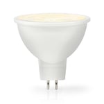 Nedis Dimbar LED-pære Varmt hvidt GU5.3, spot, 6.5W, 550lm, 2700K