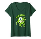 Womens Pixar Monsters, Inc. Mike Wazowski Run V-Neck T-Shirt