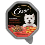 Cesar 14 x 150 g portionsform - Country Ragout med nötkött, pasta & morötter