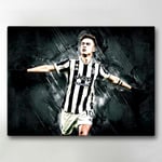 Canvastavla / Tavla - Paulo Dybala - 40x30 cm - Canvas