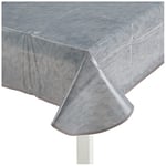 Douceur d'Intérieur Décor Ligne 1710251 Nappe Béton Ciré Gris 140 x 240 cm