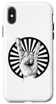 Coque pour iPhone X/XS Heavy Metal Rock Music Hand Sign Geste