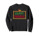 Kinara Seven Candles Principles Of Kwanzaa Happy Kwanzaa Sweatshirt