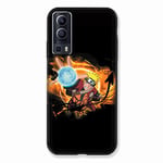 Coque pour Vivo Y72 5G Manga Naruto Noir