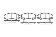 Bromsbelägg Remsa - Opel - Frontera