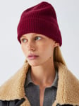 John Lewis Cashmere Rib Knit Beanie Hat