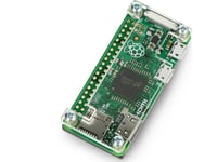 Gravlaserhölje Raspberry Pi Zero - Fluo Open - Svart Och Transparent}