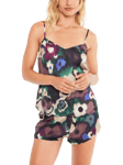 Maison Lejaby Paradise Floral Pyjama Shorts, Berry Garden