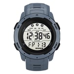 SYNOKE 9811 Luminous Large Screen Outdoor Running Student Watch(Grey)