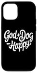 Coque pour iPhone 13 Dieu plus chien, c'est l'amour heureux, Dieu, les chiens et la vie