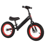 2 À 6 Ans Draisienne pour Enfants Vélovélo Bebe sans Pédale en Aluminium Vélo Draisienne Enfants Équilibre Guidon Et Selle Réglable en Hauteur Et Roues,Noir,14 inches