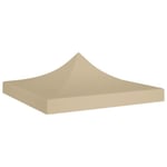 ♫3405 Toit de tente de réception Contemporain - Auvent de Remplacement Toile de Tonnelle 3x3 m Beige 270 g-m² MMCZ®