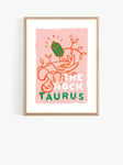 EAST END PRINTS Sophie Ward 'Taurus The Rock' Framed Print