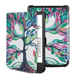 (Pocketbook 628Love Tree) Smart Case for Pocketbook 606 628 633 Ereader Pehmeä TPU-suojus Pocketbook Touch LUX 5:lle Auto Sleep and Wake Funda Capa