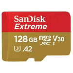 SanDisk 128GB Micro SD XC A2 4K Extreme Card 190MB/s For Nintendo Switch