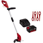 Einhell Coupe-Bordures sans Fil GC-CT 18/24 Li Solo Système Power X-Change (18 V, Diam. De Coupe 24 cm) Version Solo & Starter Kit Batterie et Chargeur Power X-Change (18 V, 4.0 Ah Batterie)