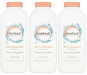 3 X Femfresh Intimate Hygiene Talc Free Lightly Fragranced Absorbent Powder 200g