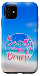 Coque pour iPhone 11 Beauté sur la plage Mignon