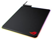 ASUS ROG Balteus Tapis de Souris Vertical de Jeu avec Surface de Jeu Micro-texturée, Pass-Through USB, Aura Sync RGB éclairage et Base antidérapante (12,6 x 14,6 cm)