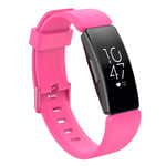 Fitbit Inspire / Inspire HR klockband av silikon - Storlek L / Rosa