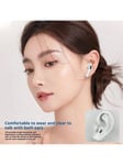 kpl langattomat Bluetooth-kuulokkeet, In-Ear Stereo Sound High Fidelity -kuulokkeet mikrofonilla ja kosketusohjauksella, yhteensopiva IPhone/Samsung/Huawei/Xiaomi-älypuhelimien kanssa-White