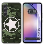 Coque Silicone pour Samsung Galaxy A54 5G Design Camouflage 01 Dessins