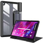 FINTIE Coque pour Lenovo Yoga Tab 11 (YT-J706) 11 Pouces - Etui Folio Fin Housse Transparente Antichoc Protection pour Tablette Lenovo Yoga Tab 11 2021, Noir