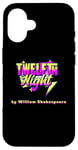 iPhone 16 Twelfth Night Title Shakespeare Comedy Play Case