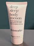 THIS WORKS Deep Sleep Body Cocoon 50ml Foil Sealed Sleep Lotion Night Treatment