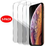 3-Pack - iPhone X / Xs - Härdat Glas Skärmskydd Transparent