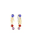 Lacoste Clous d'oreilles, Collier our Bracelet pour Femme Collection DEVA en couleur doré,EARRINGS