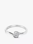 Milton & Humble Jewellery Pre-Loved 18ct White Gold Solitaire Diamond Ring