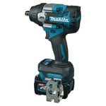 Makita - Boulonneuse à chocs 40V xgt 760 Nm 1/2' (2x2,5 Ah) TW007GD201