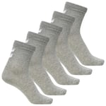 Hummel 5-pack sokker til barn, grey melange