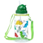 Puckator Bouteille (Gourde) Enfant 450ml en Plastique Renforcée Dinosauria Jr - Dinosaure