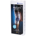 BAUERFEIND® GenuTrain S Genouillère active avec stabilisateurs latéraux articulés Taille 5 Droite Titan Bandage(S) 1 pc(s)