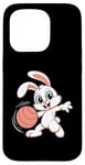 Coque pour iPhone 15 Pro Lapin Dodgeball Joueur Dodge Ball Game