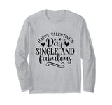 Happy Valentine's Day Single Long Sleeve T-Shirt