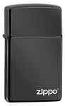 Zippo 50810556 Briquet Slim - Ebony avec Logo Zippo