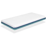 Matelas 90x200 basic pro epaisseur 13 cm Dehoussable, Ergonomique, Respirant, Lavable, Memoire. Ideal pour lit gigogne